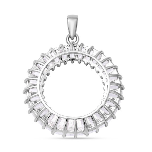 LUSTRO STELLA wei&szlig;er Zirkonia-Anh&auml;nger - 5,14 ct. image number 4