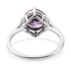 LUSTRO STELLA - Amethyst Zirkonia-Ring, 925 Silber platiniert  ca. 3,35 ct image number 5