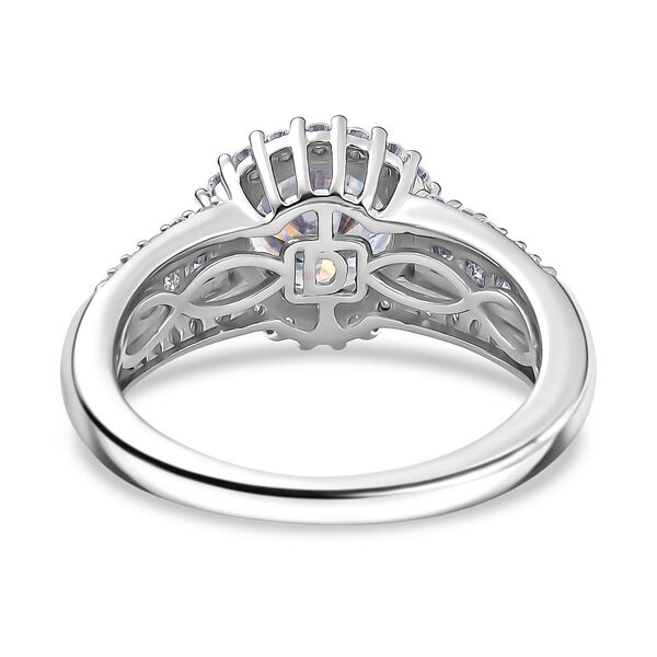 D'Joy Moissanit Ring 925 Silber rhodiniert (Gr&ouml;&szlig;e 17.00) ca. 2,16 ct image number 6