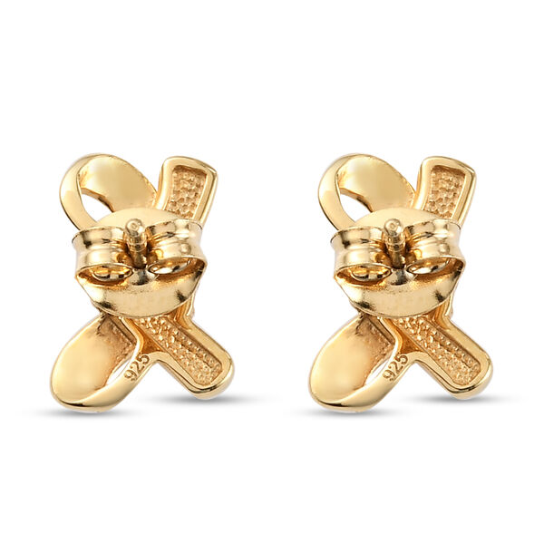 925 Silber vergoldet Ohrringe image number 5