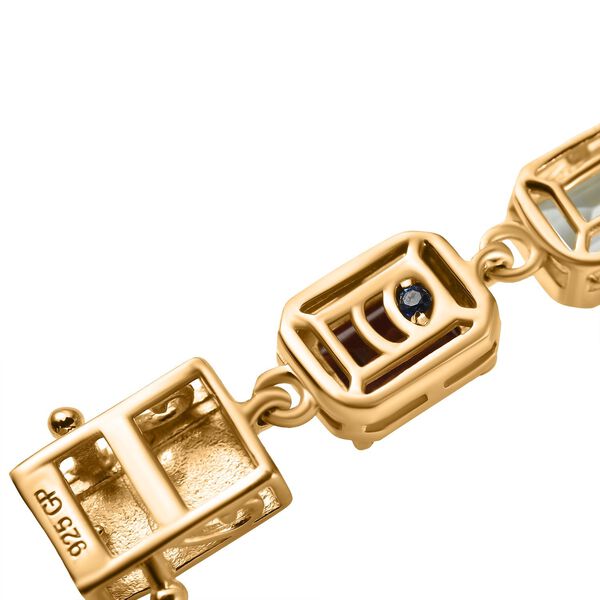 GP Trionfo Kollektion - Multi-Edelstein und blaues Saphir-Armband, 19cm - 10,41 ct. image number 6