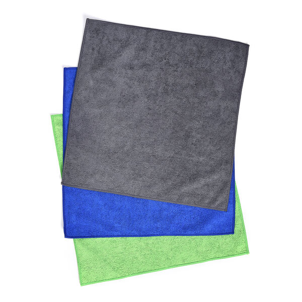 20er-Set, Mehrzweck Mikrofaser Tücher, Blau (8 Stk), Dunkelgrau (8 Stk) und Grün (4 Stk) image number 4