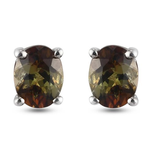 AA Andalusit Ohrringe 925 Silber Platin-Überlagerung ca. 0,69 ct image number 0
