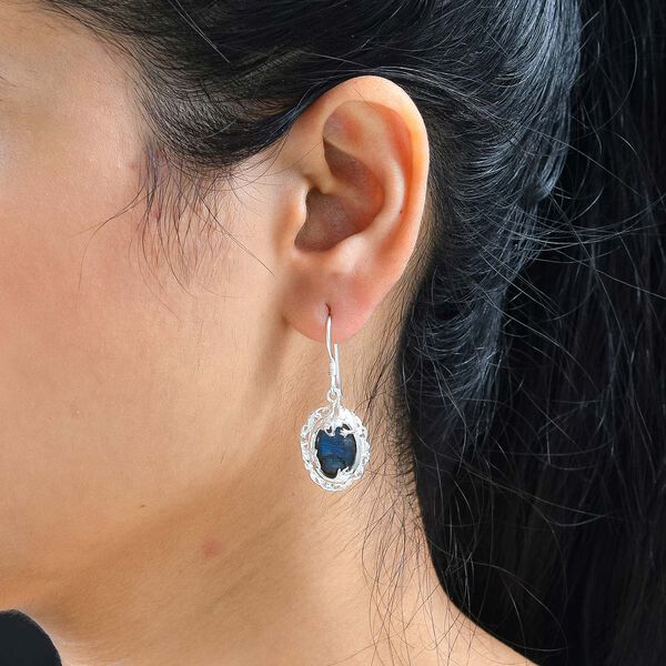 AAA Labradorit Ohrringe - 14,04 ct. image number 4