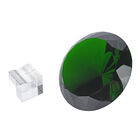 Diamantschliff grüner Glaskristall mit Ständer in Geschenkbox image number 4