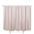 Duschvorhang mit 12 Haken, 180x180 cm, Elfenbeinfarben