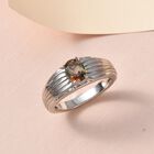Natürlicher Jenipapo Andalusit Ring 925 Silber platiniert (Größe 21.00) ca. 0.81 ct image number 1