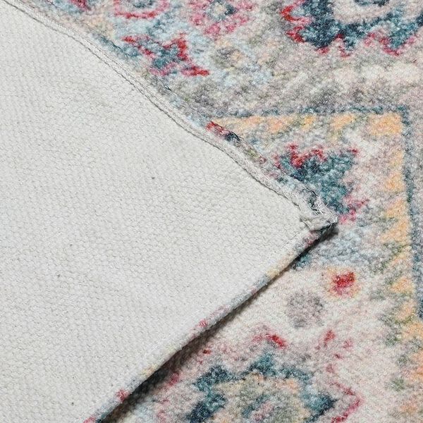 Blockdruck Teppich, Grau image number 7