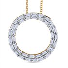 Lab Grown Diamant SI Schmuckset 925 Silber 750 Gelbgold Vermeil ca. 2,00 ct.