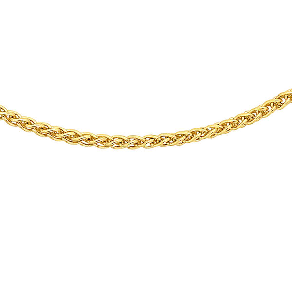 Italienische Spigakette, verstellbar - ca. 50 cm, 375 Gelbgold