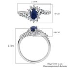 AA Blauer Saphir Ring, ca. 1,13 ct. image number 5
