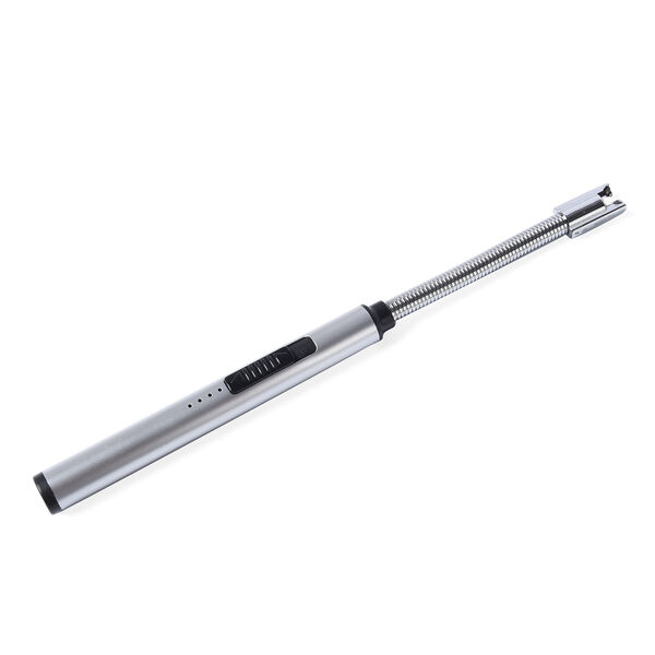 Wiederaufladbares USB - Feuerzeug, Größe: 24,2x0,15 cm, Silber image number 0