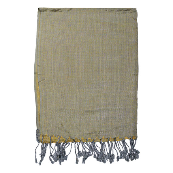 Doppelgewebter Schal, beige image number 6