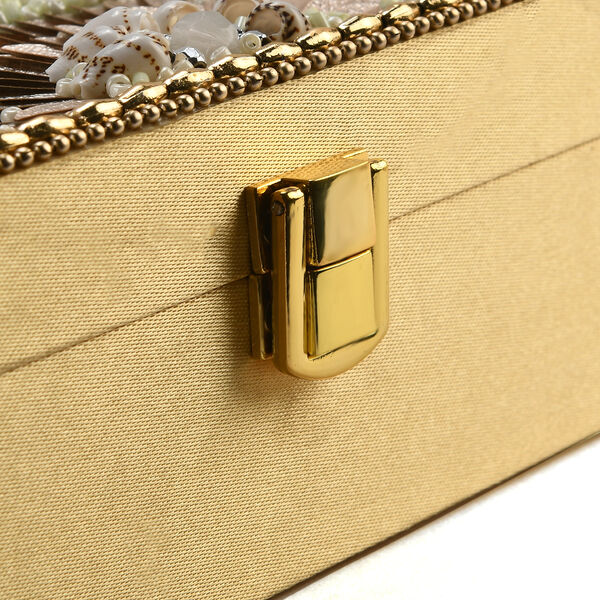 Schmuckbox bestickt mit Perlen und Pailletten, Pistaziengrün image number 6