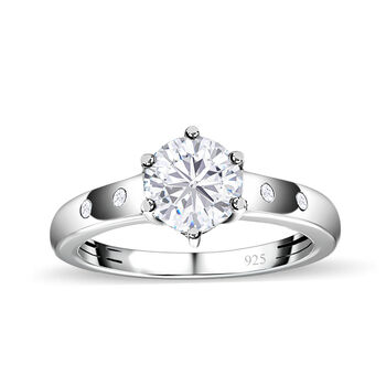 Moissanit Ring - 0,99 ct.