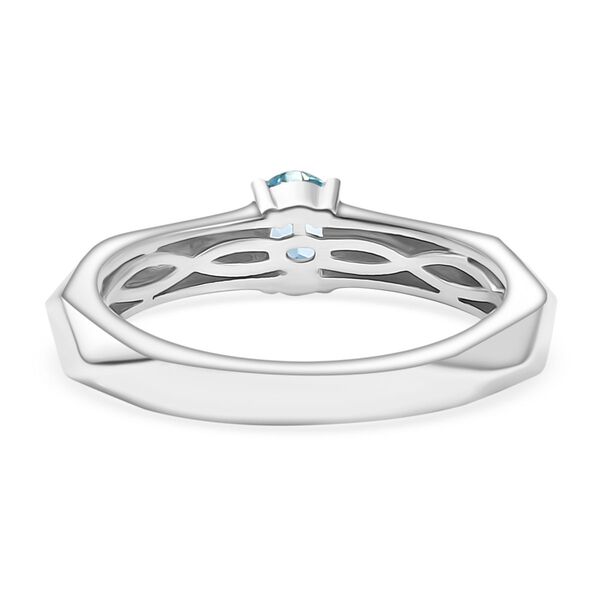 AA Santamaria Aquamarin Ring 925 Silber rhodiniert (Gr&ouml;&szlig;e 20.00) ca. 0,29 ct image number 6