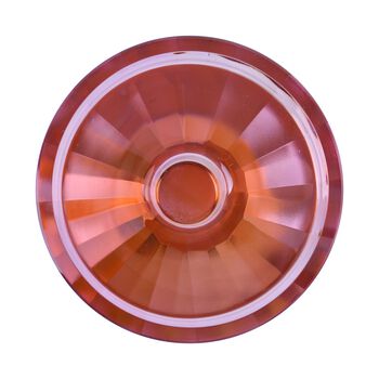 Ananas-Kerzenhalter aus Glas, Lila