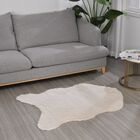 Superweicher Teppich, 1200 GSM, echtes Anti-Rutsch-Material, 60 x 90 cm, Elfenbein