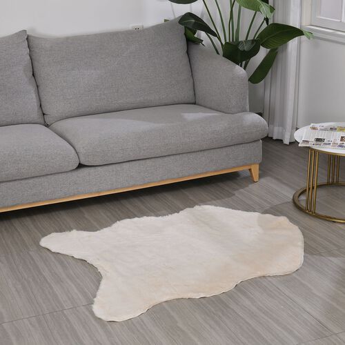 Superweicher Teppich, 1200 GSM, echtes Anti-Rutsch-Material, 60 x 90 cm, Elfenbein image number 0