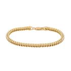 Exklusives Franco Armband, ca. 19 cm, 375 Gold ca. 5,48g