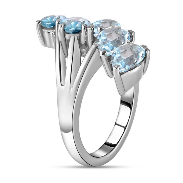 Himmelblauer Topas-Ring -4,83 ct. image number 5