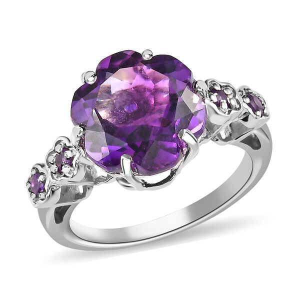 GP Italian Garden Kollektion - Afrikanischer Amethyst und blauer Saphir-Ring - 5,38 ct. image number 4