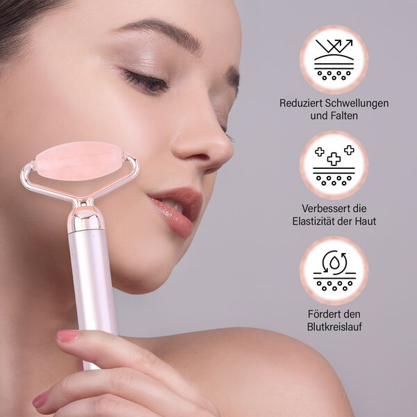 3-in-1 Rosenquarz Massagegerät image number 19