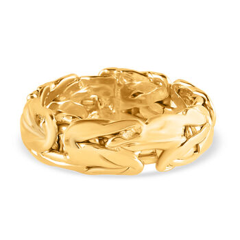 Byzantinischer-Ring, 925 Silber vergoldet (Gr&ouml;&szlig;e 16.00) ca. 5,23g