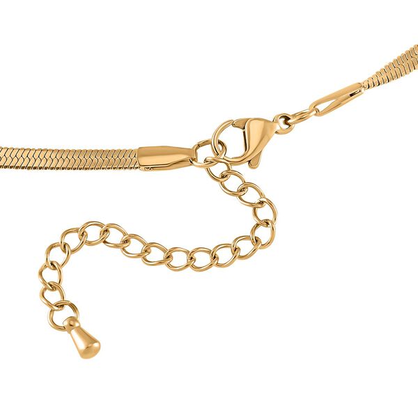 Neongr&uuml;ne Kristall-Halskette, 50 cm image number 3