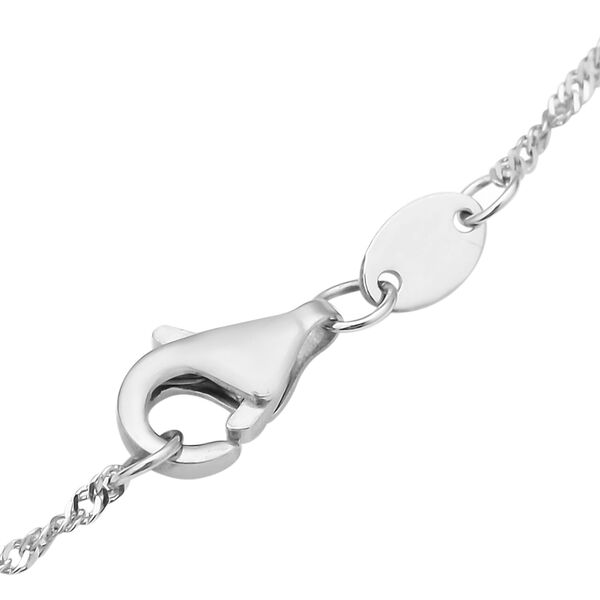 Diamantschliff 45cm Kette in 950 Platin image number 5