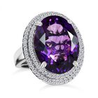 Lusaka Amethyst und Zirkon-Ring - 18,62 ct. image number 0