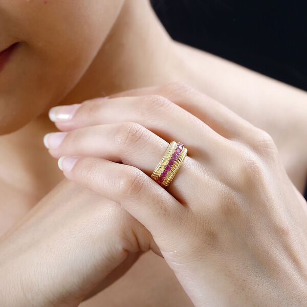 Afrikanischer Rubin-Ring - 1,10 ct. image number 3