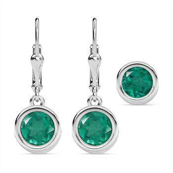 Smaragd Triplett-Quarz Schmuckset - 5,93 ct.