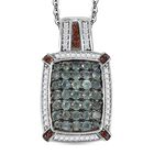 AA Alexandrit Schmuckset 925 Silber rhodiniert ca. 2.40 ct