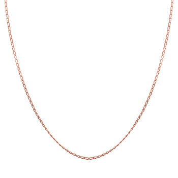 925 Silber ros&eacute;vergoldetKette ca. 60 cm ca. 2,50g