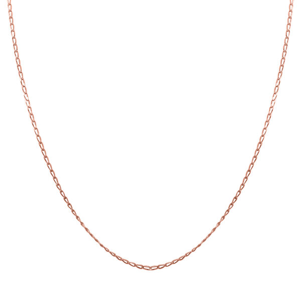 925 Silber rosévergoldetKette ca. 60 cm ca. 2,50g image number 0
