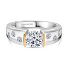 LUXURIANT DIAMOND - Lab Grown Diamant SI-GH SGL zertifiziert Ring 925 Silber rhodiniert (Größe 18.00) ca. 2.00 ct