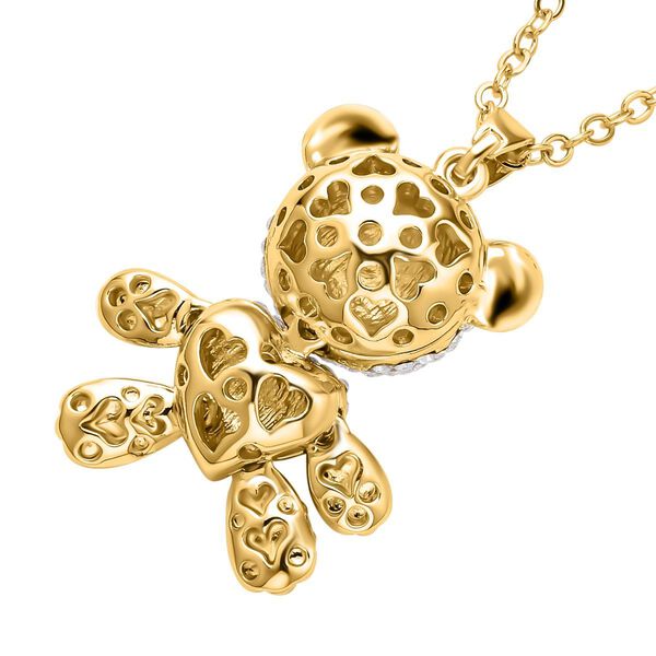 Mehrfarbiger Kristall-Anhänger mit Kette - 4 ct. image number 4