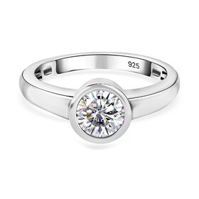 Moissanit Ring - 0,73 ct.