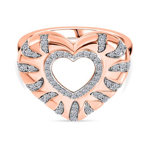 Lab Grown Diamant SI Ring 925 Silber (Größe 18.00) ca. 0,36 ct image number 0