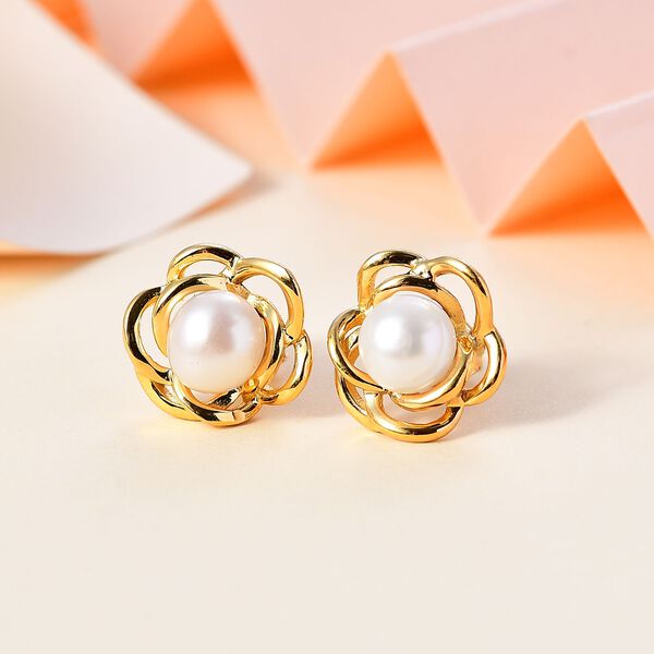 Süßwasserperlen Ohrringe - 3,16 ct. image number 2