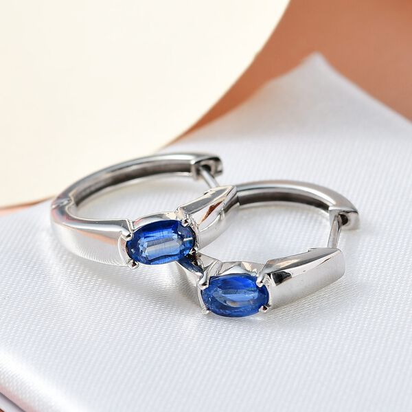 Kaschmir Kyanit Creolen - 1,20 ct. image number 2