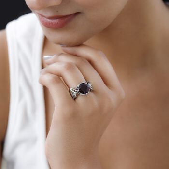 GP Italian Garden Kollektion - Mosambik Granat und Multi-Edelstein-Ring - 5,63 ct.