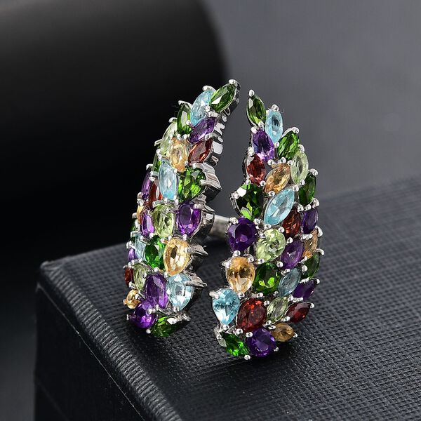 GP Amore Kollektion - Mehrfarbiger Ring, 925 Silber rhodiniert (Größe 19.00) ca. 6.97 ct image number 1