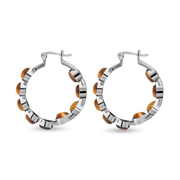 Tigerauge Ohrringe  ca. 9,72 ct image number 4