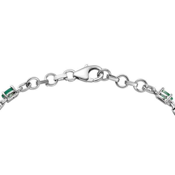 Kagem sambisches Smaragd Armband in Silber, 4,50 ct. image number 4