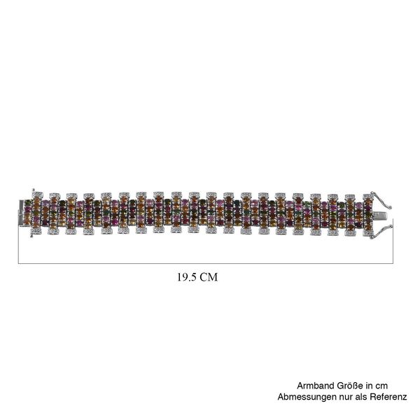 Multi-Turmalin-Armband, 18 cm - 29,16 ct. image number 4