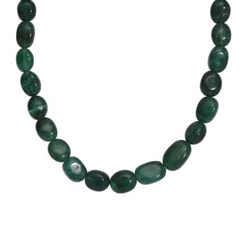 Gr&uuml;ne Aventurin-Halskette, 45 cm - 85 ct.