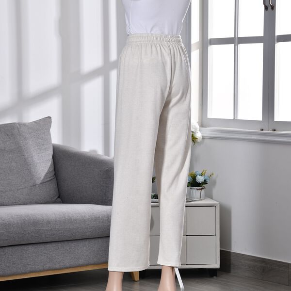 Sommerhose mit Kordelzug, Länge 96cm, Hüfte 53cm, Taille 6cm, Schwarz image number 3