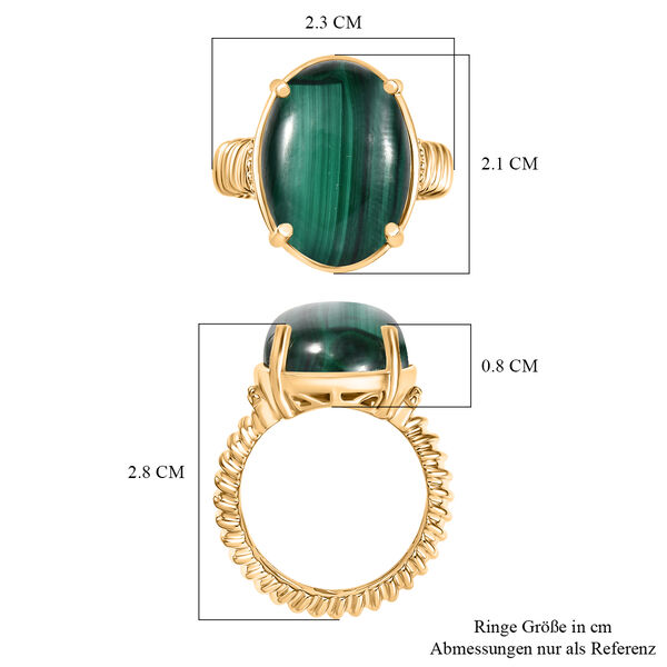 Malachit Ring - 10,06 ct. image number 7